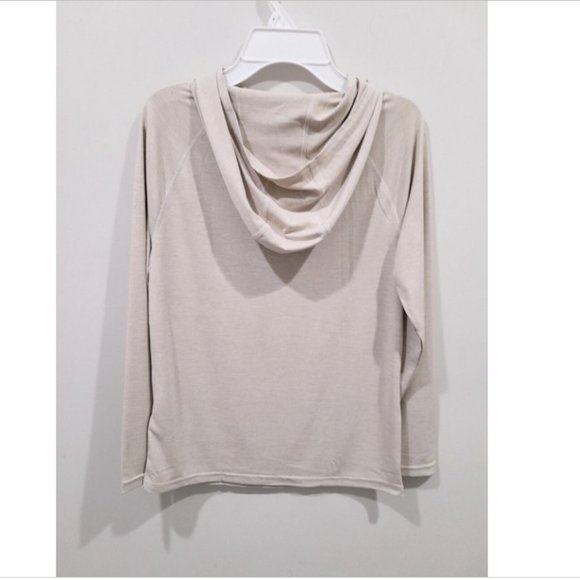 New Patagonia Kid's Capilene Cool Daily Hoody /Pumice X-DYE/ Size L - Picture 4 of 5